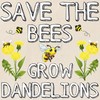 CafePress Save The Bees Grow Dandelions Tote Bag Natural Canvas