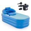 CO-Z Inflatable Adult Bath Tub, Free-Standing Blow Up Bathtub with