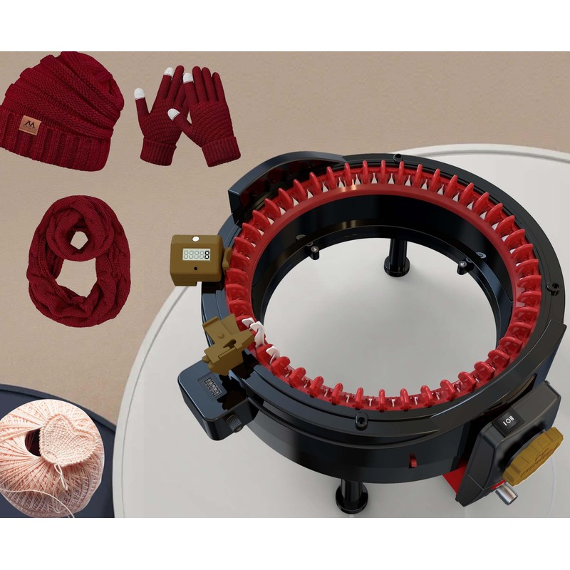 AIDILER Knitting Machine Counter, Suitable for Addi 46 Needle Row