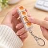 Bread Fidget Keychain for Everyday Use – Clickable Keyboard Keycaps