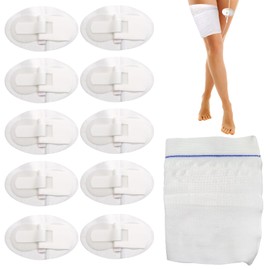 Catheter Leg Bag Holder Washable and Reusable Catheter Night Bag Stand for The Legs 10 PCS Fixation Patches Specially Designed for Incontinence Patients (M Leg Circumference 36-55 cm)