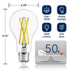 FLSNT 100W Equivalent LED Edison Bulbs, 5000K Daylight, 12W Dimmable