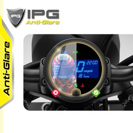 IPG Anti-Glare for HONDA 2017-2019 CMX 500 REBEL/REBEL 250 Cluster Display Matte Finish Screen Protector Film Ultra Responsive Clarity Anti Scratch, Perfect for Outdoor Use for LowRider-AG