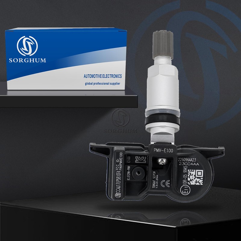 Sorghum Tire Pressure Monitoring System - Pre-Programmed TPMS Sensors 433MHz