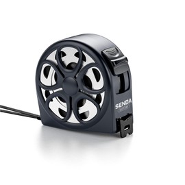 SENDATOOLS 16FT/5m Hollow Tape Measure, Retractable Measuring Tape with Waterproof & Sandproof Design, 19mm Wide Scale for Home, Industrial, DIY, Woodworking (16FT)