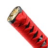 EZAUTO WRAP 26cm Red Black Shift Knob Samurai Sword Alloy