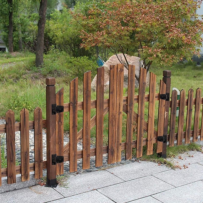 TamBee Black Gate Hinges Shed Hinges Heavy Duty Gate Hinges