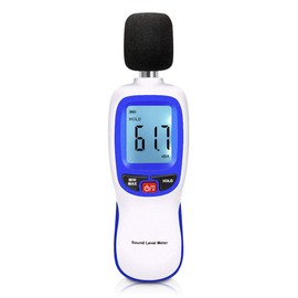 Sound Level Meter, Portable Digital Sound Level Meter for Noise Measurement, 30-130 dB Decibel Meter, dB Meter Device for Control Sound Quality
