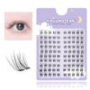 KOUUNOTENN Natural False Eyelashes, Upper Eyelashes, Lower False Eyelashes, Bunched,