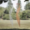 35inch 18-Bar Classic Rotating Wind Chime Solid Wood Aluminum Alloy