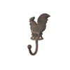 Handcrafted Nautical Decor Rustic Copper Cast Iron Rooster Hook 7"