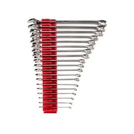 TEKTON Combination Wrench Set with Modular Wrench Organizer, 19-Piece (6-24 mm) | WCB95202