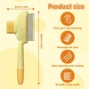 Self-Cleaning Flea Comb | One-Click Release Pet Grooming Brush for