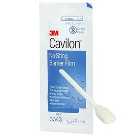 MMM Cavilon Alcohol-Free, No-sting Barrier Film Wands/Swabs 1.0, 25/Box, Box