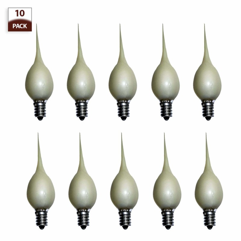 Royal Designs, Inc. Silicone Dipped Filament LED Bulb, 1-Watt C7