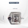 FGJQEFG Truck Tool Box Latch Paddle Lock Replacement Handle 4-3/8”x