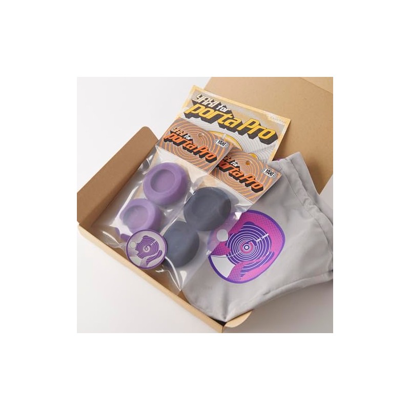 YAXI EARPADS for Koss PORTAPRO 2Pairs+Pouch (2P-PU+BK-Pouch)