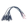 daier 6Pcs 2.5mm Female Jack to Bare Wire Open End