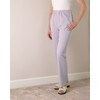 Pantalón elástico con cierre lateral adaptable para mujer, Lila ,