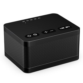 Sound Machine White Noise Machine with 30 Natural Soothing Sounds 36 Levels Volume 5 Timers Memory Function Effectively Blocks Noise Ideal Sleep Machine Brown Noise for Baby Kids Adults Home (Black)