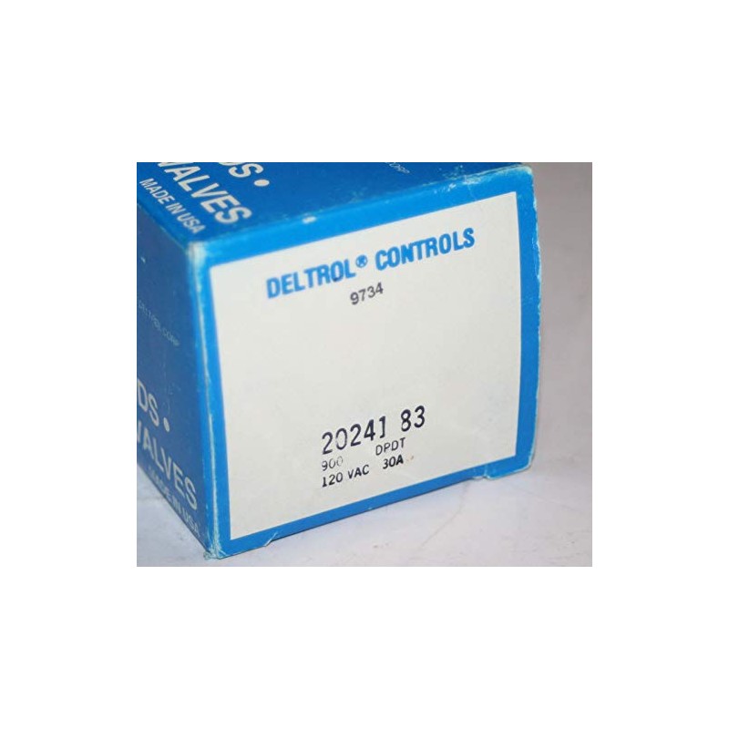 Deltrol Controls 900 DPDT 20241-83 Electromechanical Power Relay 120VAC 30A