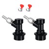 MRbrew 2 Pcs Ball Lock Disconnect with Stainless Steel 1/4''