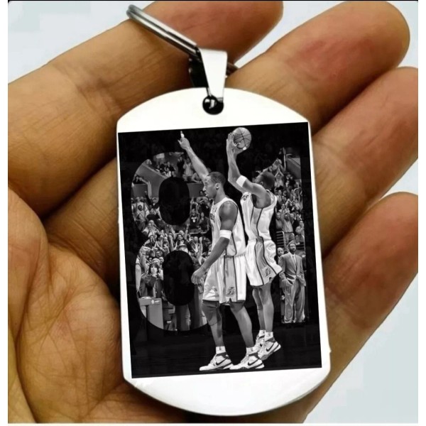 Unbranded Kobe Bryan Balck Mamba Legend Hot Steel Keychain