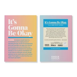 Knock Knock It's Gonna Be Okay Mini Inner-Truth Journal (Ombre Edition), Guided Mindfulness Journal, 4 x 5.75-Inches, 160 Lined Pages