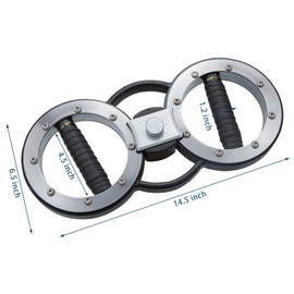 Spinning Burn Rotator Machine, Arm Workout Equipment for Men and Women, Forearm Trainer for Boxing, 12 Pounds Arm and Shoulder Strength Training for Home and Gym Workouts and Rehabilitation