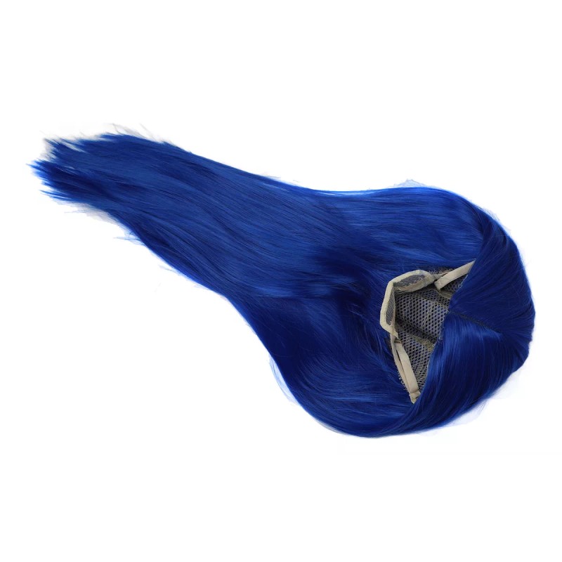 generic Pelucas Azules De Pelo Completo, Largas, Rectas, En La