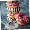 ULTECHNOVO Doughnut Cutters Reusable Round Stainless Steel Fondant Molds for