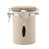 Airtight Coffee Storage Canister Stainless Steel Coffee Container with Measure