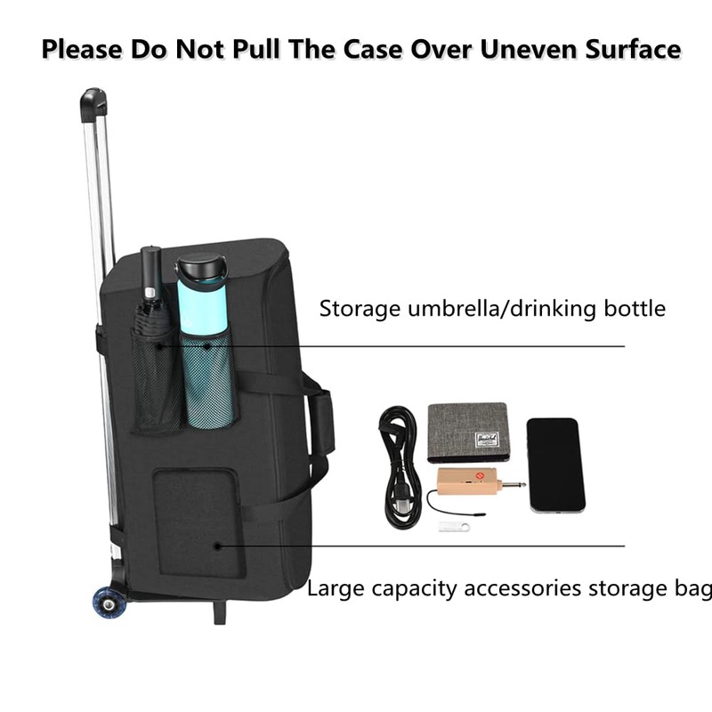 Junsi Trolley Bag Compatible with JBL Partybox 110/PartyBox Club 120