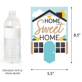 Big Dot of Happiness Welcome Home Housewarming - New Sweet Home Bunting Banner - Party Decorations - Welcome Home