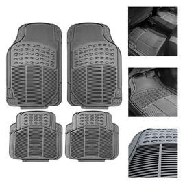 Car Floor Mats for Rubber 4pc Set Tactical Fit Heavy Duty for 2001-2020 Ford Escape Anti-Slip, Easy Clean, Easy Installation, Heavy Duty, Waterproof