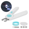 LED Pet Nail Clippers Durable Avoid Over Cutting Pet Nail