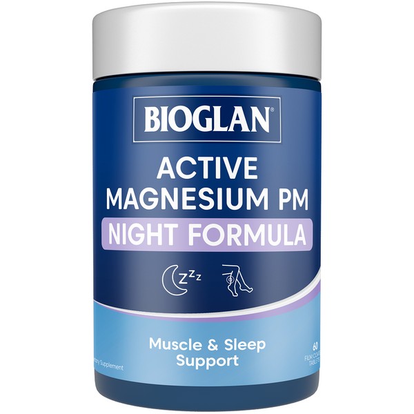 Bioglan Active Magnesium PM Night Formula Tablets 60
