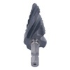 1/4in Shank Spiral Groove Step Drill Bit M35 Cobalt 4