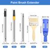 Multiangle Paint Brush Extender Holder Extendable Paint Brush, Universal Paint