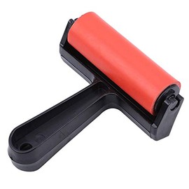 Rubber Roller, Diamond Painting Accessories, 4inch Rubber Brayer Roller for Printmaking Gluing Anti Skid Tape Construction