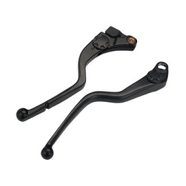 GZDLMoto Motorcycle Brake Clutch Lever Kit for Pan America 1250 RA1250 RH1250 2022 2023,Handle Brake Clutch Levers Set Adjustable for Harley Nightster 975 RH975 2021 2022 2023 2024 (Black)