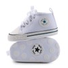 Tenis de lona para bebés y niñas, antideslizantes, para caminar