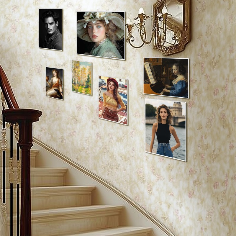 8 x 12 Acrylic Picture Frame, Horizontal/Vertical Clear Photo Frame