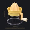 Simple Juicer, Multi-Function Hand Crank Juicer, 2 Cup Capacity, Stable