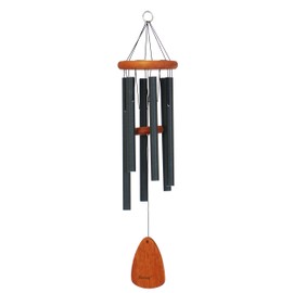 Festival 30-inch Redwood Wind Chime w/ Customization in Forest Green by Wind River for Patio, Backyard, Garden, and Outdoor décor. Made in The USA