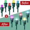 Honoson 180 Count 5 mm LED Christmas Replacement Bulbs Bulk