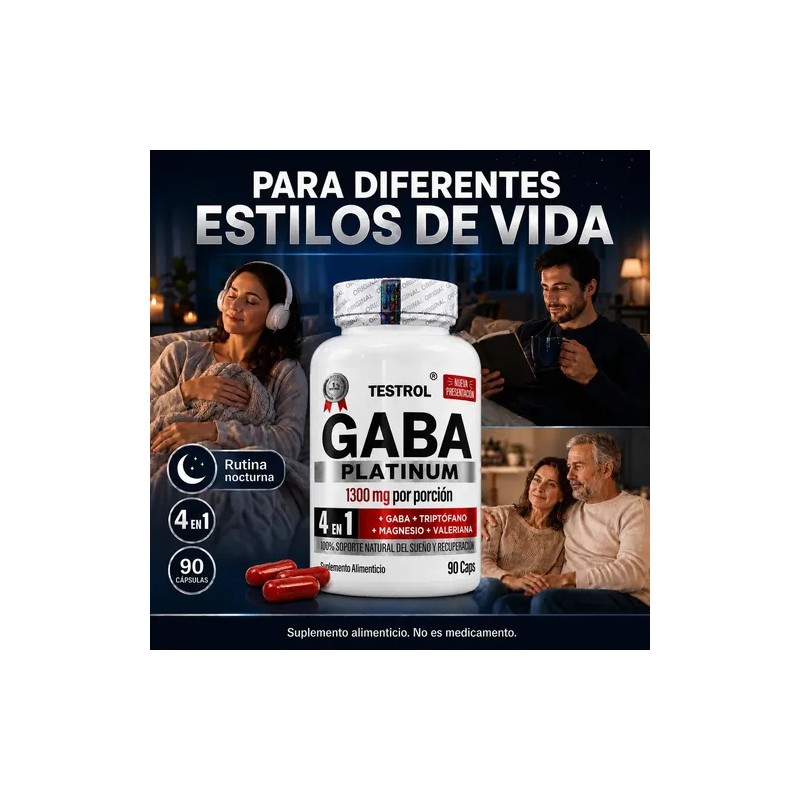GABA Platinum 4 en 1 | Fórmula Sinérgica GABA con