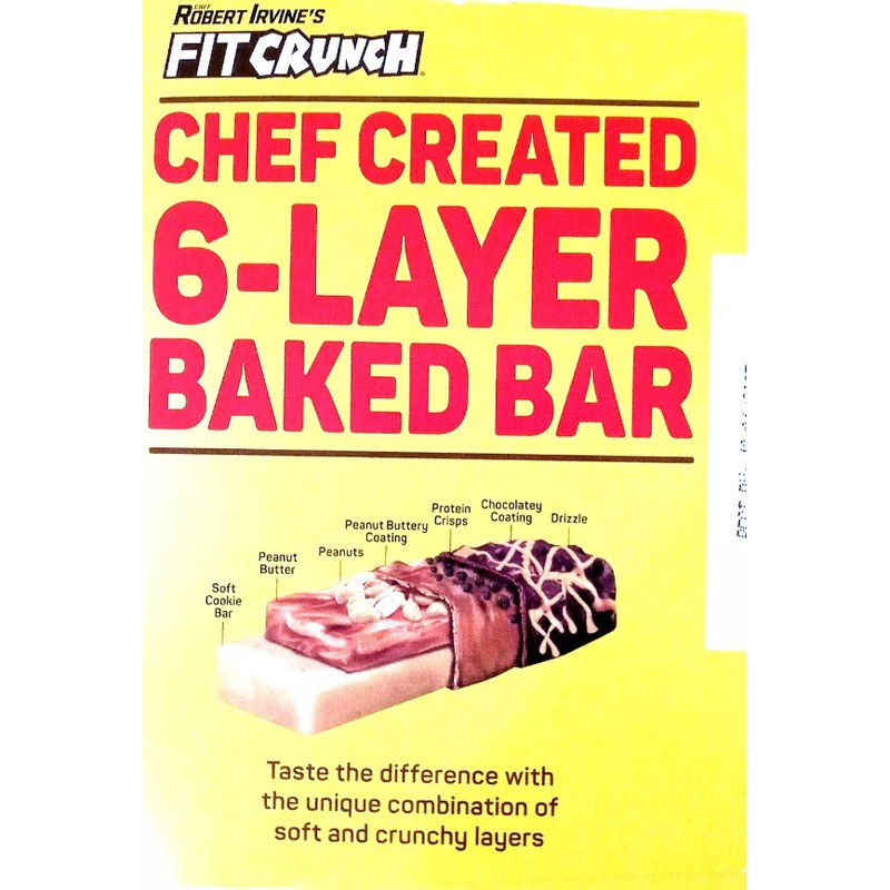 Chef Robert Irvine鈥檚 Fit Crunch High Protein Baked Bars 18/pack