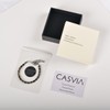 CASVIA Biotite Veil Men's Beaded Bracelet - Handcrafted Stone Bracelet