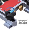 Table Saw Roller Jig, Bearing Roller Featherboard Double Wheel Sliding